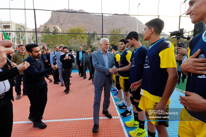 آیین بهره‌برداری از پروژه‌های منطقه ۱۳ شهرداری اصفهان