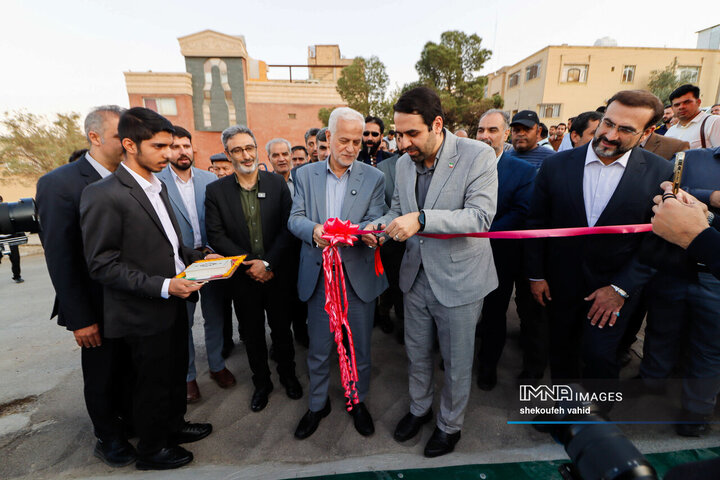 آیین بهره‌برداری از پروژه‌های منطقه ۱۳ شهرداری اصفهان