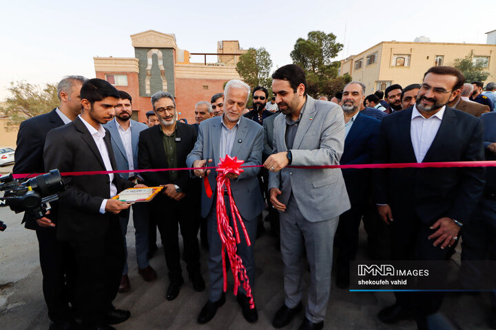 آیین بهره‌برداری از پروژه‌های منطقه ۱۳ شهرداری اصفهان