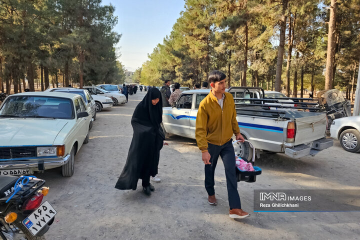 اقامه نماز باران در نجف‌آباد اصفهان