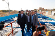 سامانه یکپارچه تصفیه‌خانه فاضلاب بهداشتی شهرداری درچه با حضور استاندار اصفهان افتتاح شد
