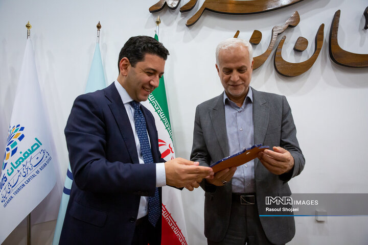 دیدار شهردار اصفهان و سفیر ارمنستان در ایران