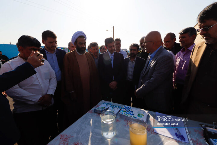 آیین افتتاح پروژه‌های شهرداری درچه