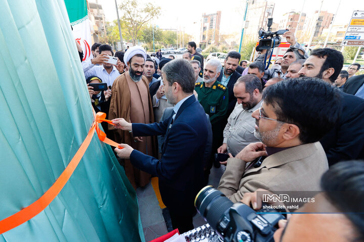 آیین افتتاح پروژه‌های شهرداری درچه