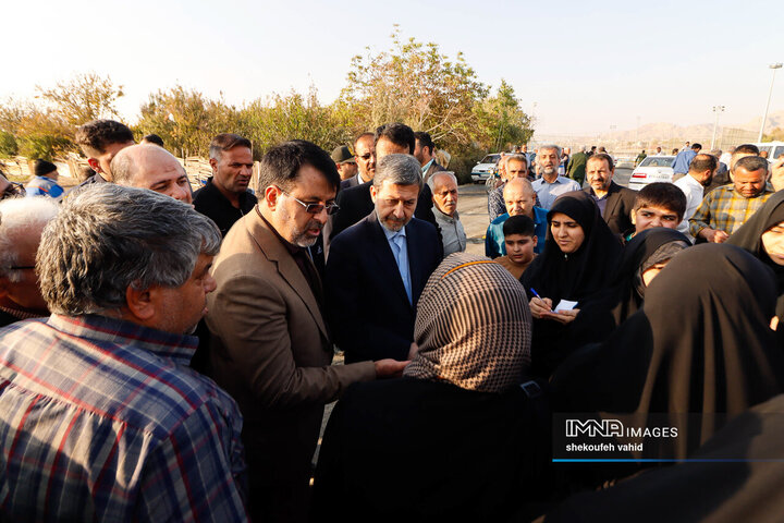 آیین افتتاح پروژه‌های شهرداری درچه