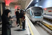 سرویس‌دهی رایگان متروی مشهد در روز ۱۳ آبان