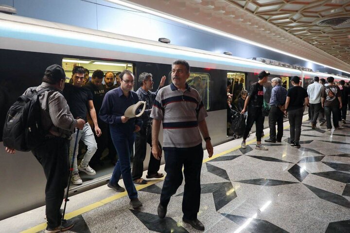 خدمات دهی رایگان قطارشهری مشهد در روز جهانی قدس