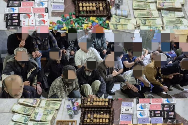 انهدام باند ۴۴ نفره قمار و شرط‌بندی در رشت