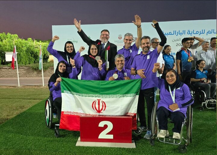 جامجهانی پاراتیراندازی؛ مدال نقره میکس تیمی تپانچه به ایران رسید