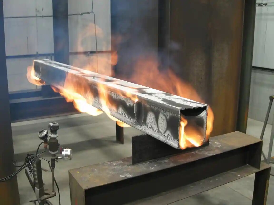 حفاظت از اسکلت فلزی در برابر آتش