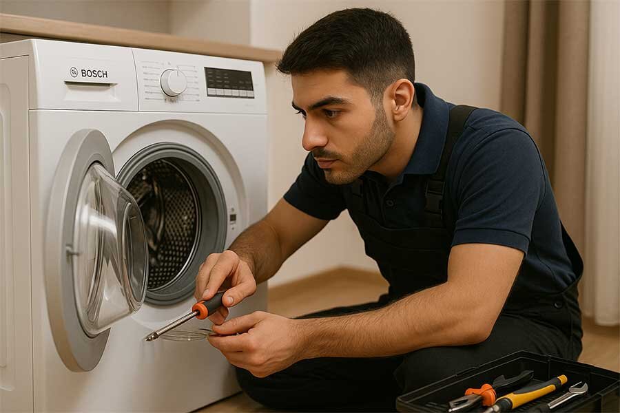 خدمات پس از فروش ماشین لباسشویی بوش در شمال تهران