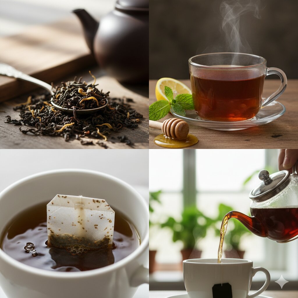 فواید و مضرات چای سیاه( راهنمای کامل مصرف)