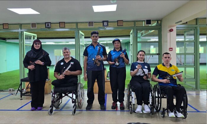 جام‌جهانی پاراتیراندازی؛ مدال نقره میکس تیمی تپانچه به ایران رسید