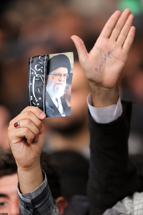 دیدار دانش‌آموزان و دانشجویان با رهبر انقلاب