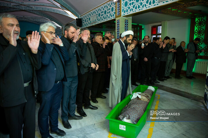 مراسم تشییع عضو سابق شورای اسلامی شهر اصفهان