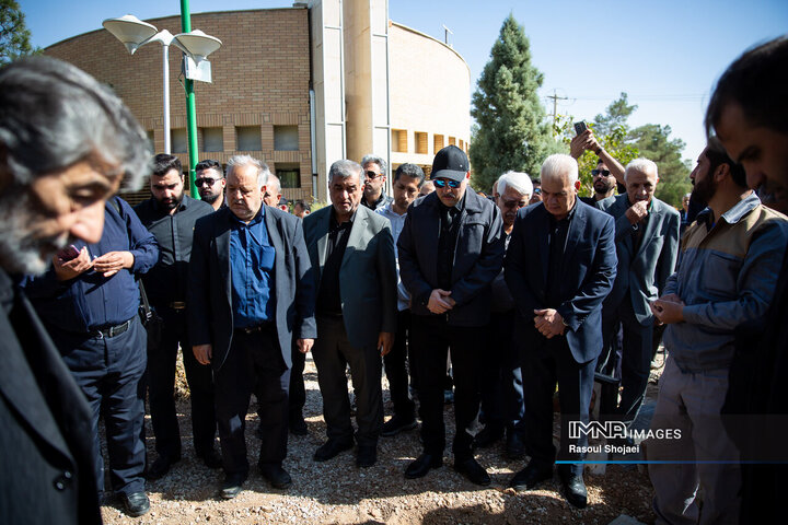 مراسم تشییع عضو سابق شورای اسلامی شهر اصفهان