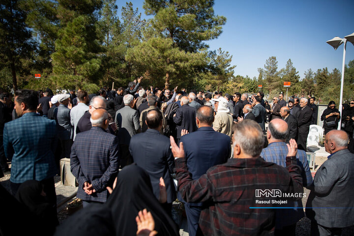 مراسم تشییع عضو سابق شورای اسلامی شهر اصفهان