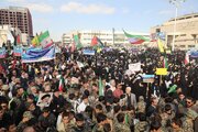 اجتماع بزرگ استکبارستیزی مردم مشهد برگزار شد + فیلم