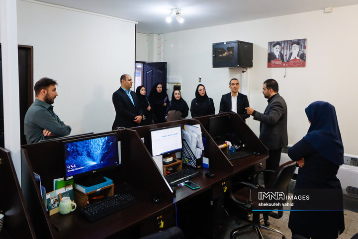 بازدید مدیران رسانه‌ای شهرداری کرج از خبرگزاری ایمنا