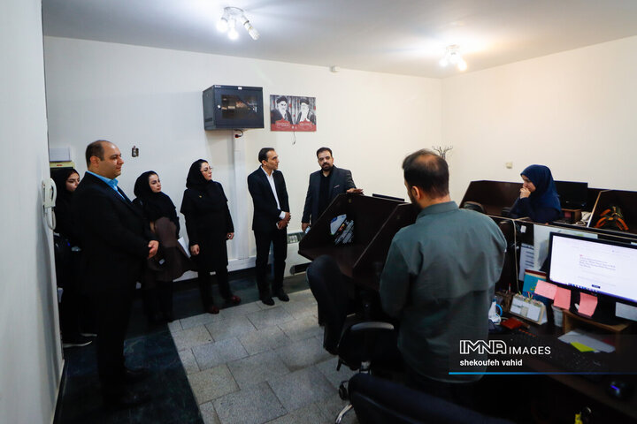 بازدید مدیران رسانه‌ای شهرداری کرج از خبرگزاری ایمنا