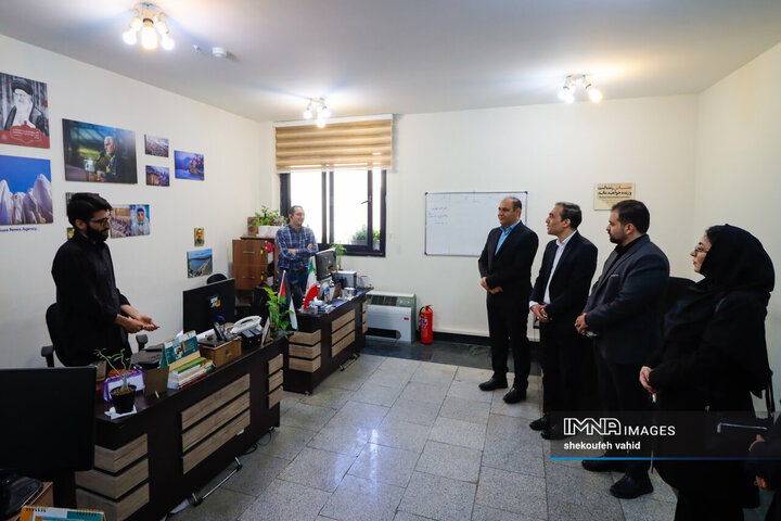 بازدید مدیران رسانه‌ای شهرداری کرج از خبرگزاری ایمنا