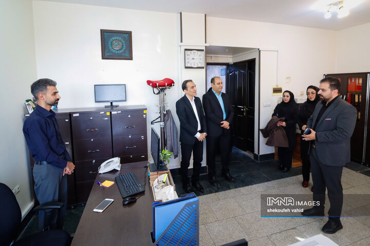 بازدید مدیران رسانه‌ای شهرداری کرج از خبرگزاری ایمنا