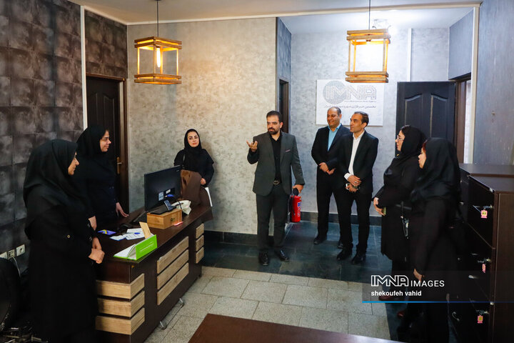 بازدید مدیران رسانه‌ای شهرداری کرج از خبرگزاری ایمنا