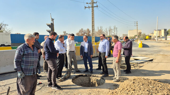 آغاز فاز دوم تقاطع غیرهمسطح شیخ‌آباد کرج تا پایان سال