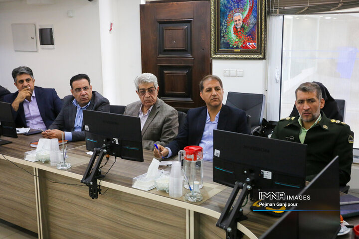 جلسه کمیته اسکان ستاد خدمات سفر شهر اصفهان