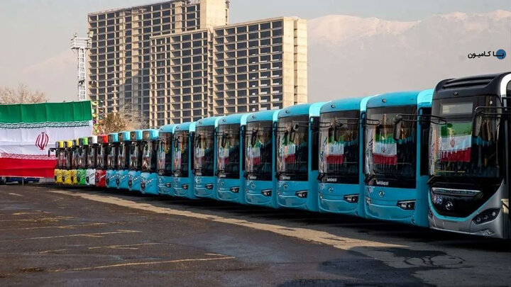 رونمایی از اتوبوس‌های برقی و اجرای سیستم کارت بلیت الکترونیکی در فردیس