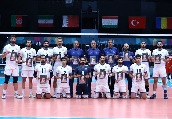 ایران۳-بحرین۲/ پیروزی تلخ والیبالیستان ایران در سوگ صابر کاظمی