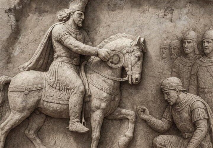 مجسمه «زانوزنندگان برابر ایران» در میدان انقلاب رونمایی شد