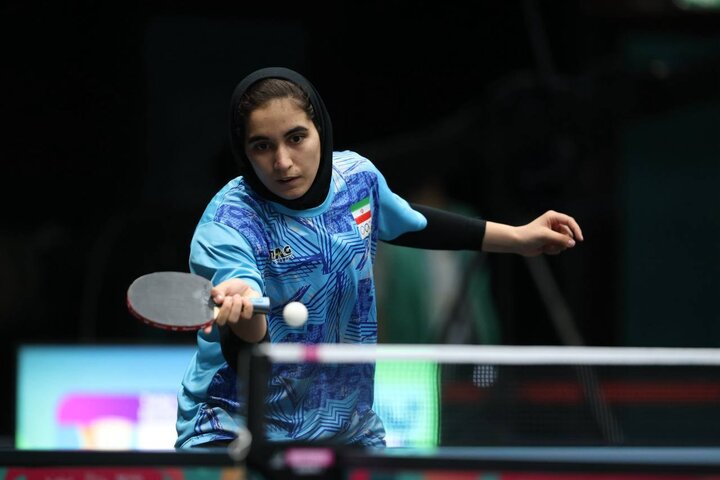 برتری تیم تنیس روی میز بانوان کشورمان مقابل لبنان