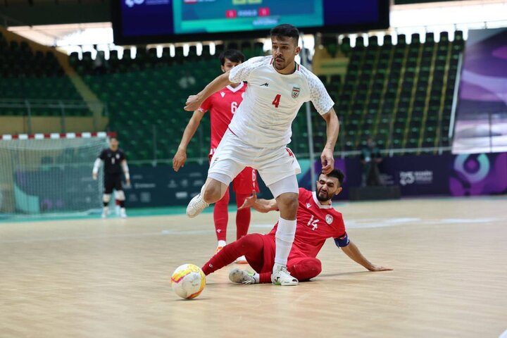 خلاصه بازی فوتسال ایران مقابل تاجیکستان + لینک دانلود فیلم