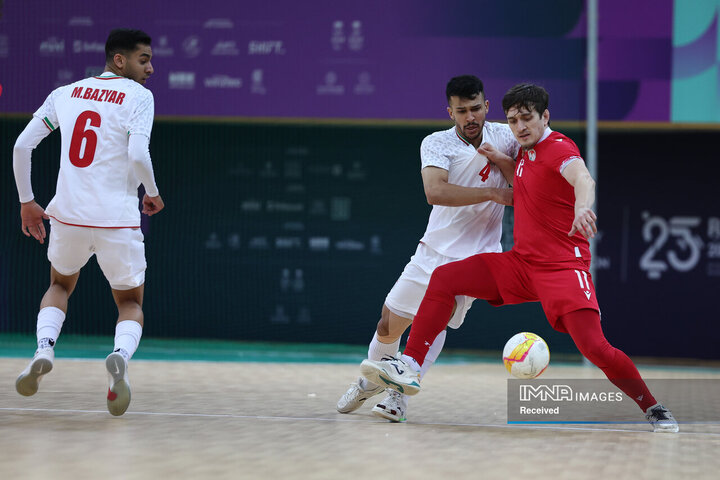 چهارمین روز بازی‌های کشورهای اسلااولین روز بازی‌های کشورهای اسلامی؛ فوتسال ایران - تاجیکستانمی؛ فوتسال ایران - تاجیکستان