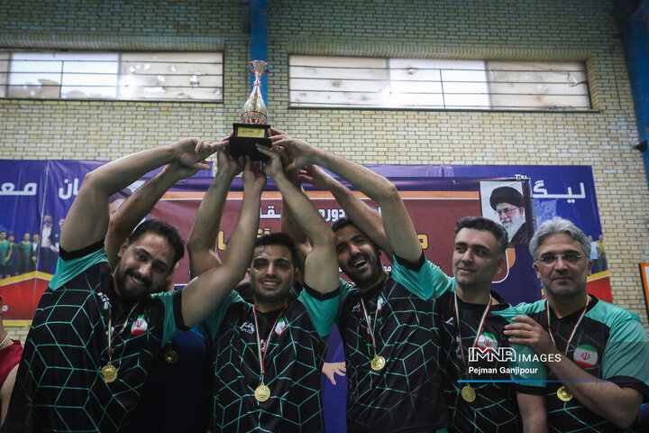 اختتامیه مسابقات داژبال کارکنان شهرداری اصفهان