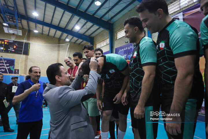 اختتامیه مسابقات داژبال کارکنان شهرداری اصفهان