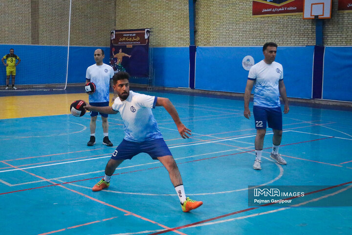 اختتامیه مسابقات داژبال کارکنان شهرداری اصفهان