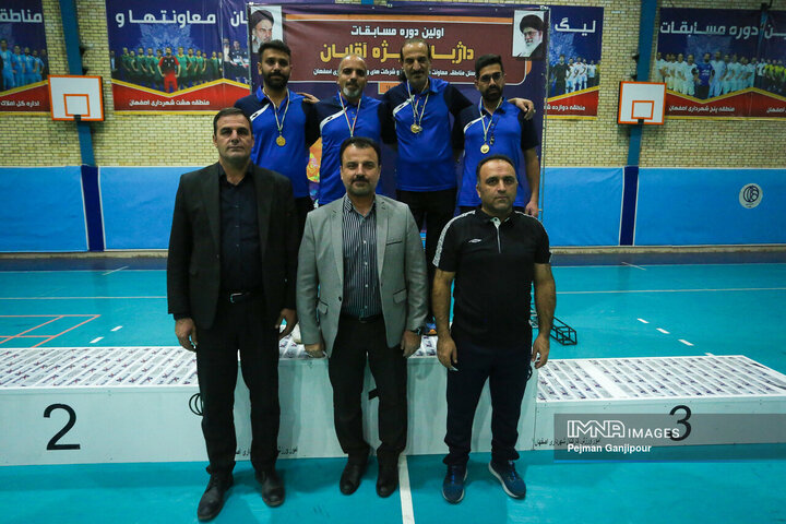 اختتامیه مسابقات داژبال کارکنان شهرداری اصفهان