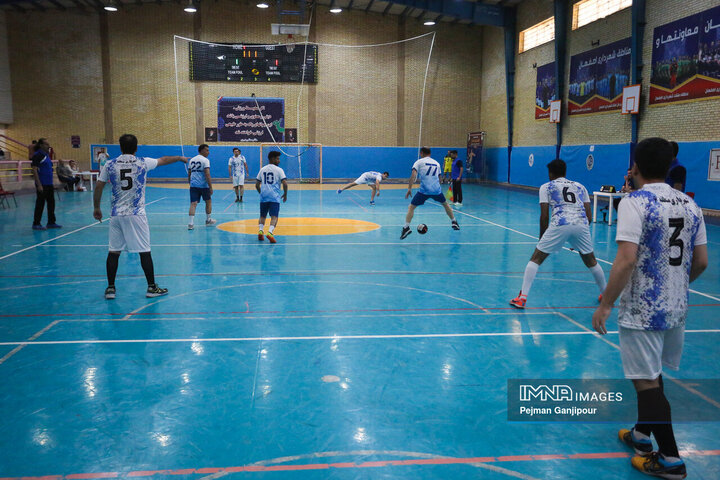 اختتامیه مسابقات داژبال کارکنان شهرداری اصفهان