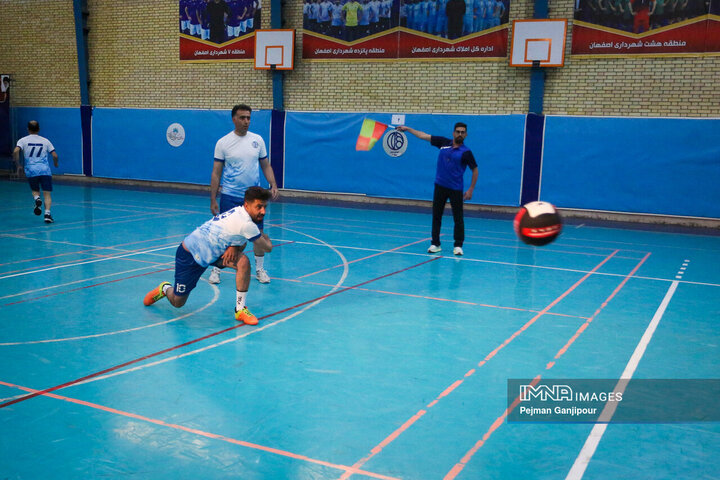 اختتامیه مسابقات داژبال کارکنان شهرداری اصفهان