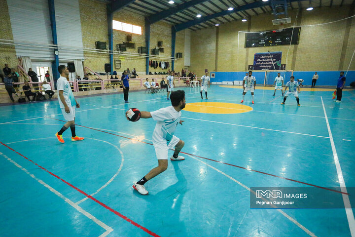 اختتامیه مسابقات داژبال کارکنان شهرداری اصفهان