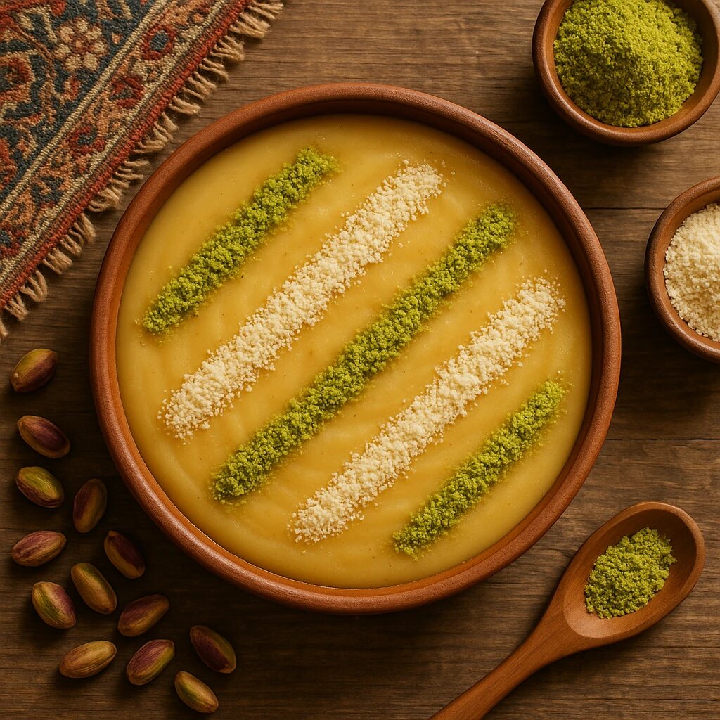 طرز تهیه کاچی سنتی خوش‌عطر و مقوی + نکاتی برای رنگ و بافت دلخواه