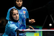 پینگ‌پنگ‌بازان زن به نیمه‌نهایی راه پیدا کردند