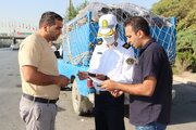 نظارت دائمی اکیپ‌های گشت و بازرسی سازمان حمل‌ونقل بار شهرداری اصفهان