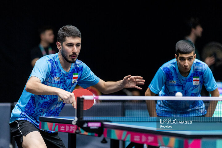 تیم ملی تنیس روی میز مردان ایران با غلبه بر الجزایر فینالیست شد