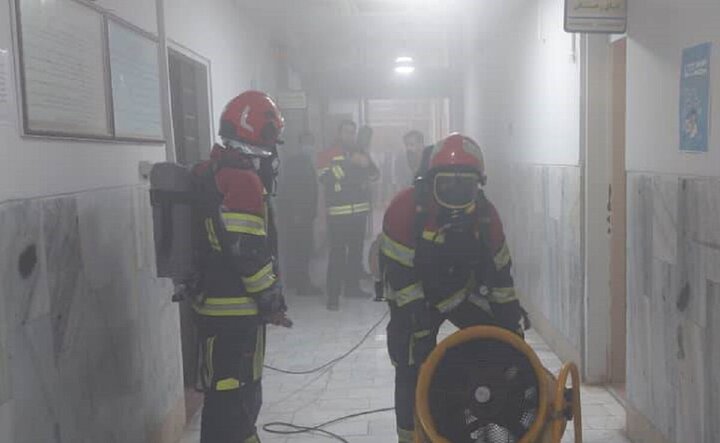 آتش‌سوزی بیمارستان کودکان بندرعباس مهار شد