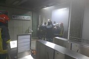 انتشار دود در ایستگاه شریعتی مترو مشهد و توقف خدمات رسانی در یک سکو
