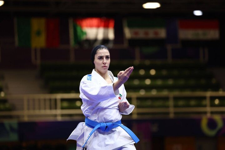 فاطمه صادقی در کاتا بازیهای کشورهای اسلامی قهرمان شد