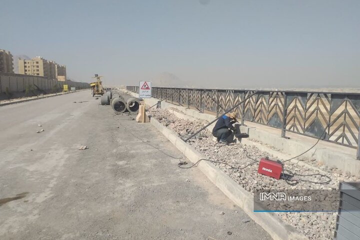 پیشرفت ۸۰ درصدی احداث پارکینگ‌های باغ مشاهیر اصفهان 